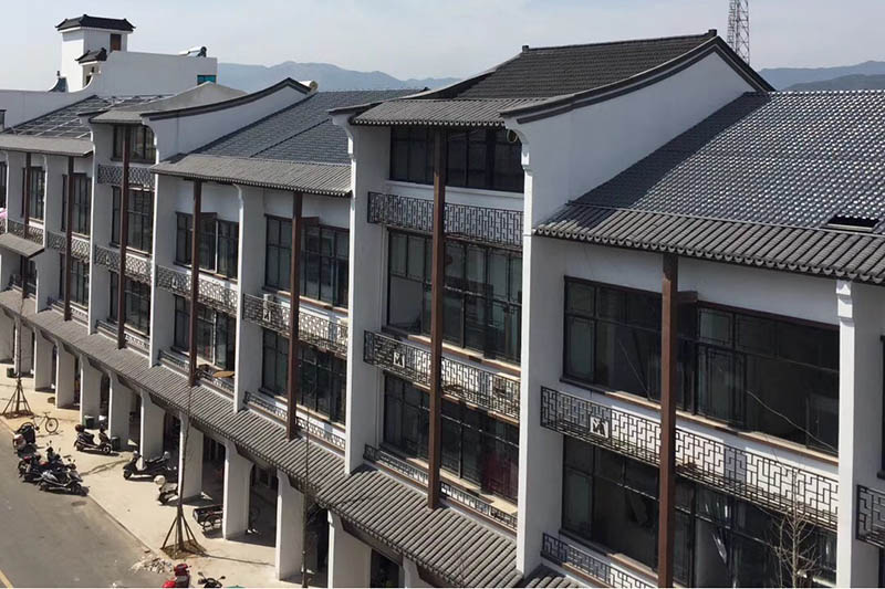 Projeto municipal de renovação do telhado do distrito de Shaoxing City Shengzhou Pu Kou
